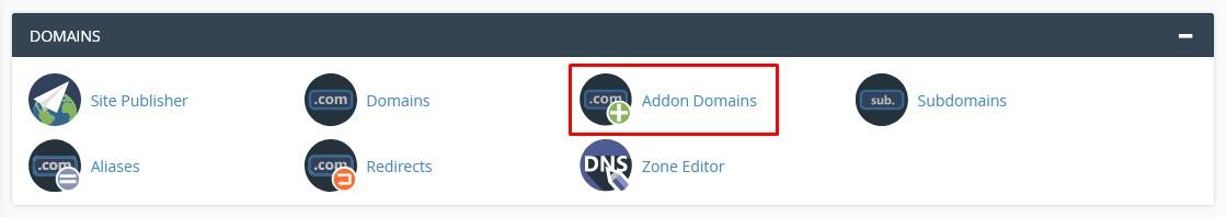 Addon Domains option with Krystal WordPress hosting