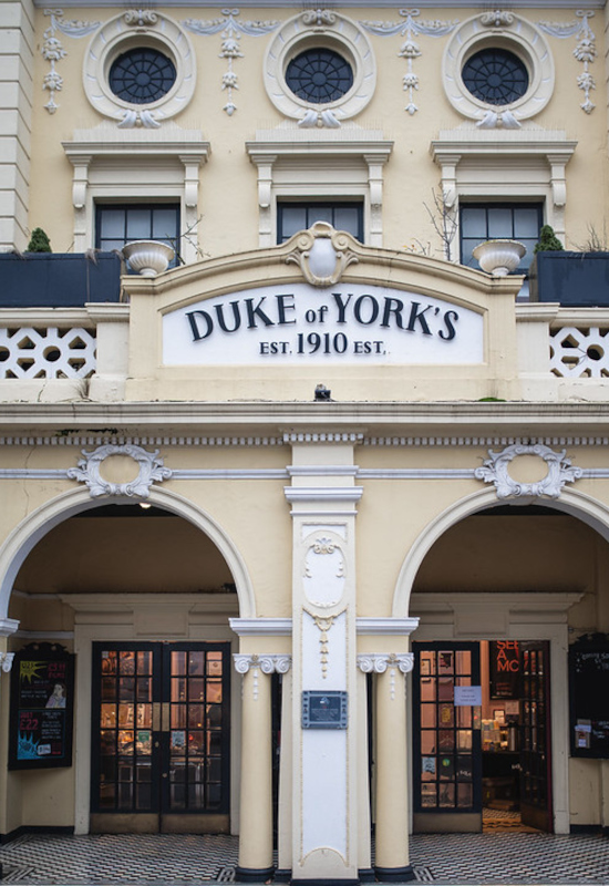 The facade of the Duke of York