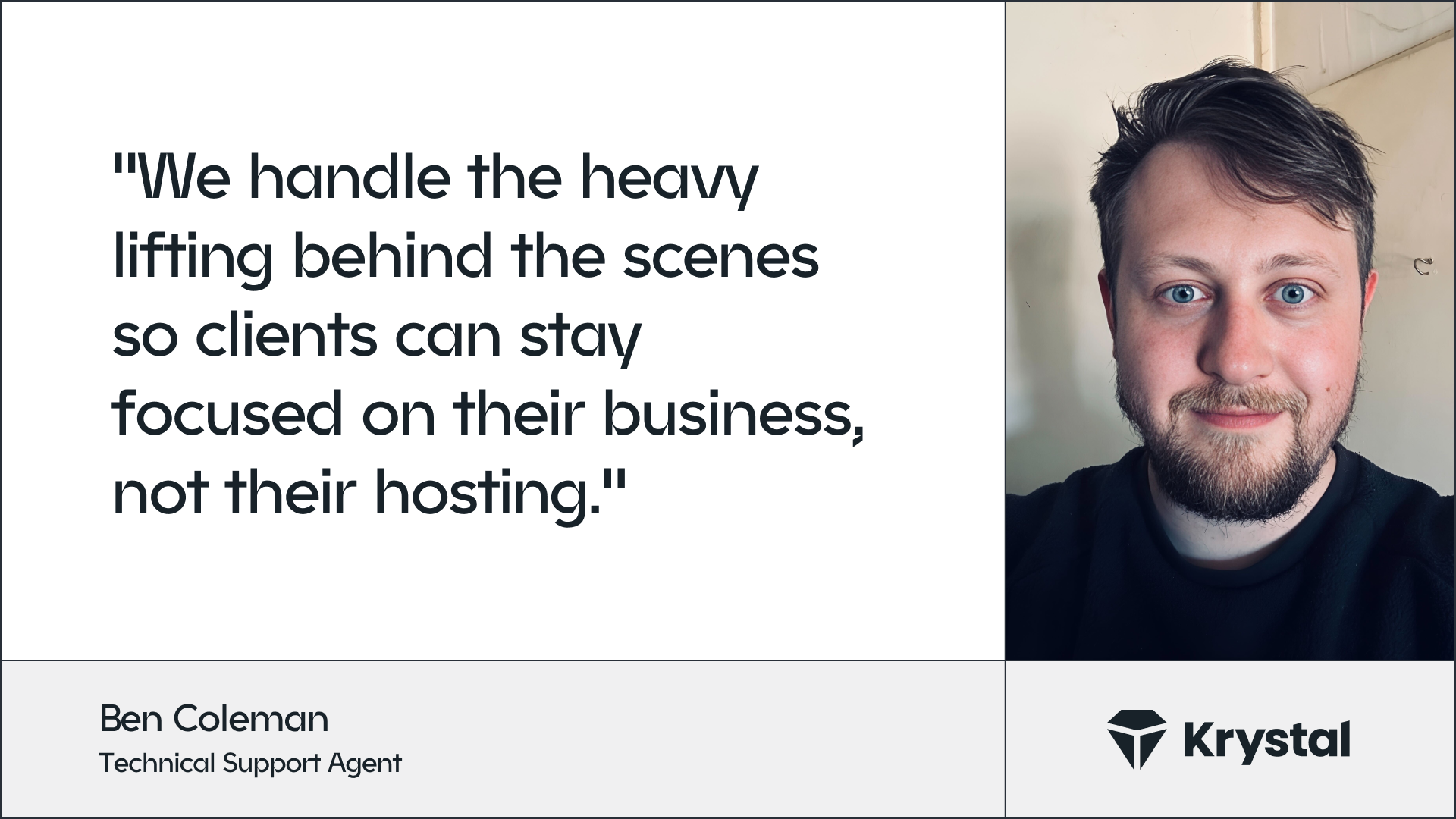 Krystal staff member quote