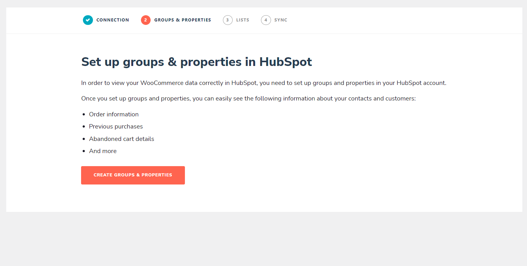 Set up groups & properties in HubSpot