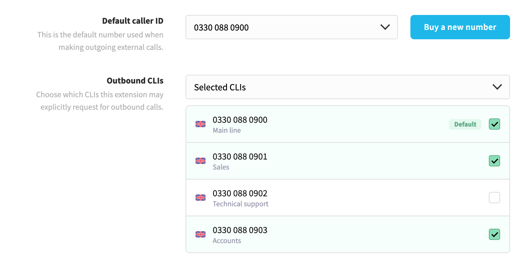 Caller ID control